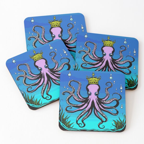 Item preview, purple octopus 2023 tileartwork designed and sold by tileartwork.