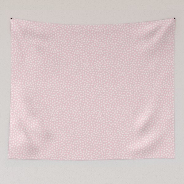 Item preview, MINI MICRO FLOWERS PASTEL PINK DITSY DAISY PRAIRIE BOHO RETRO designed and sold by blomastudios.