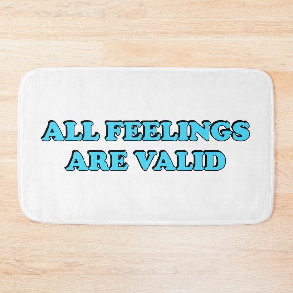 Item preview, All Feelings Are Valid - No Toxic Positivity - All vibes welcome designed and sold by Inspirationmotivation.