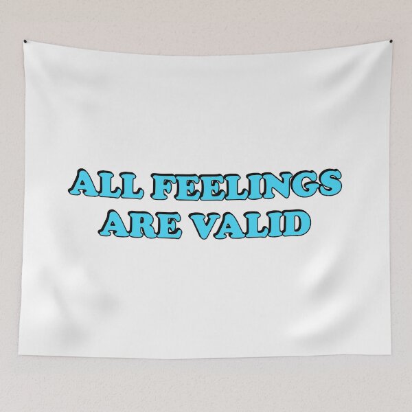Item preview, All Feelings Are Valid - No Toxic Positivity - All vibes welcome designed and sold by Inspirationmotivation.