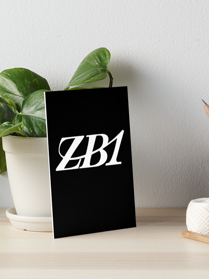 Plain Boy_s Planet Zerobaseone Logo (ZB1) - White 
