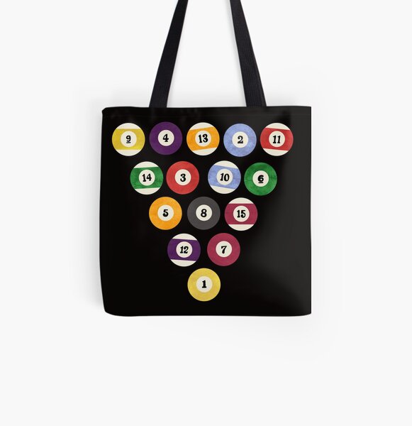 Rack 'em Up All Over Print Tote Bag