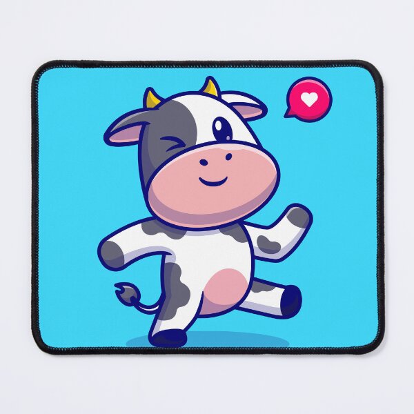 Item preview, Groovy Moo: Cute Cow Dancing Cartoon Vector designed and sold by hjian8219.