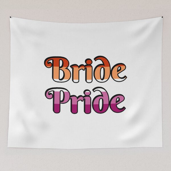 Item preview, Bride Pride  - lesbian flag designed and sold by Inspirationmotivation.