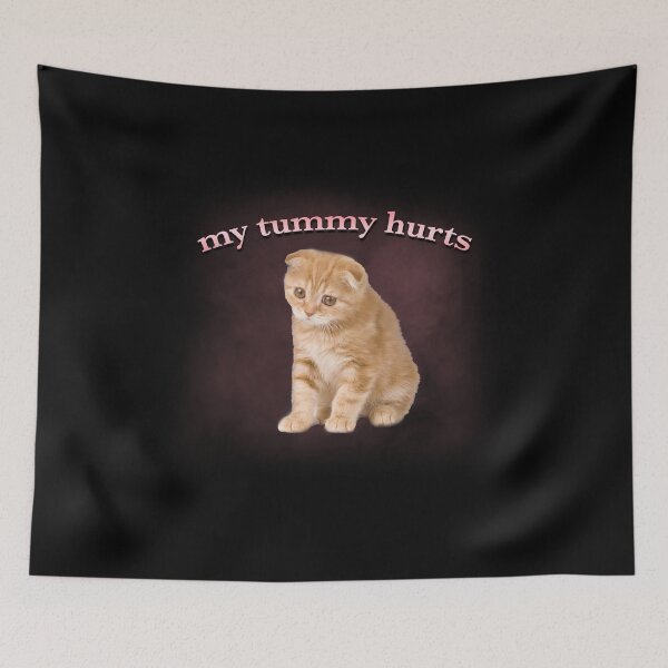 Item preview, my tummy hurts :( designed and sold by PossumFingers69.