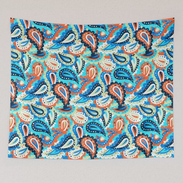 Item preview, Colorful paisley vector seamless pattern. designed and sold by Daria Rosen.