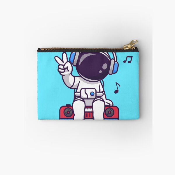 Item preview, Cosmic Beats: Cute Astronaut Grooving with Boombox designed and sold by hjian8219.