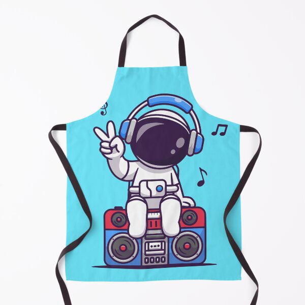 Item preview, Cosmic Beats: Cute Astronaut Grooving with Boombox designed and sold by hjian8219.