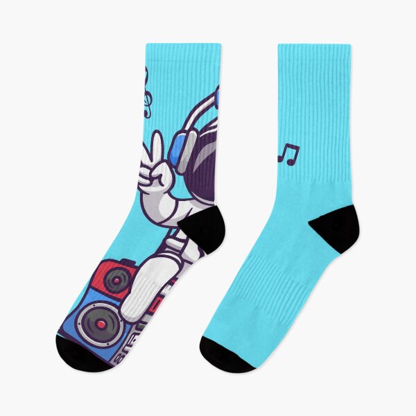 Item preview, Cosmic Beats: Cute Astronaut Grooving with Boombox designed and sold by hjian8219.
