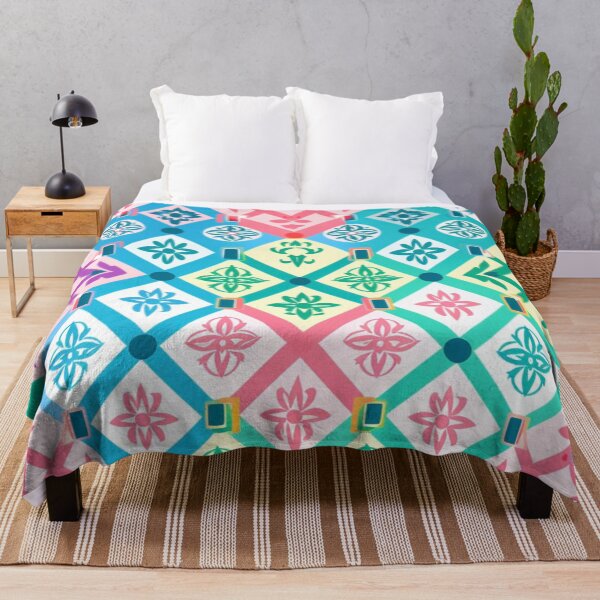 Item preview, Pink Blue Green Pattern designed and sold by Myra365Art.