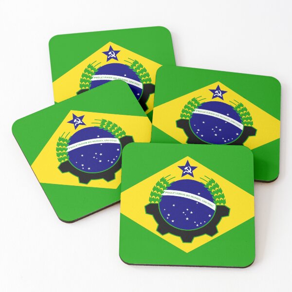 Item preview, Communist Brazil Flag designed and sold by ginwithinreach.