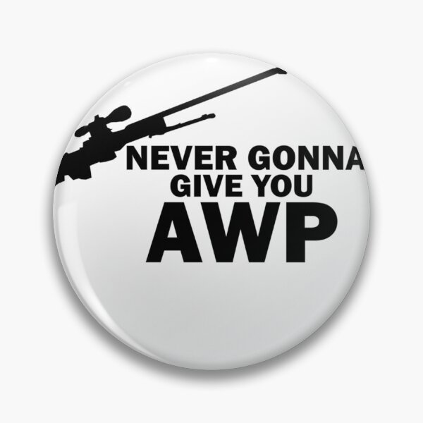 Item preview, Never Gonna Give you AWP designed and sold by JacobThein.
