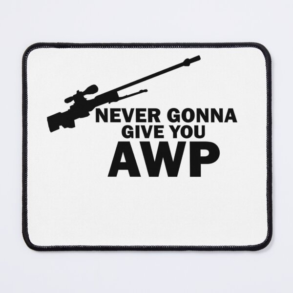 Item preview, Never Gonna Give you AWP designed and sold by JacobThein.
