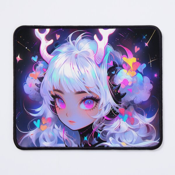 Item preview, Kawaii Cyberpunk Fawn Anime Girl designed and sold by bubblegoth.