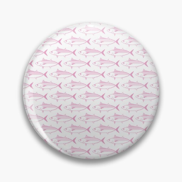 Item preview, Cute Bonito Fish in Pastel Barbie Pink designed and sold by fruttidimare.