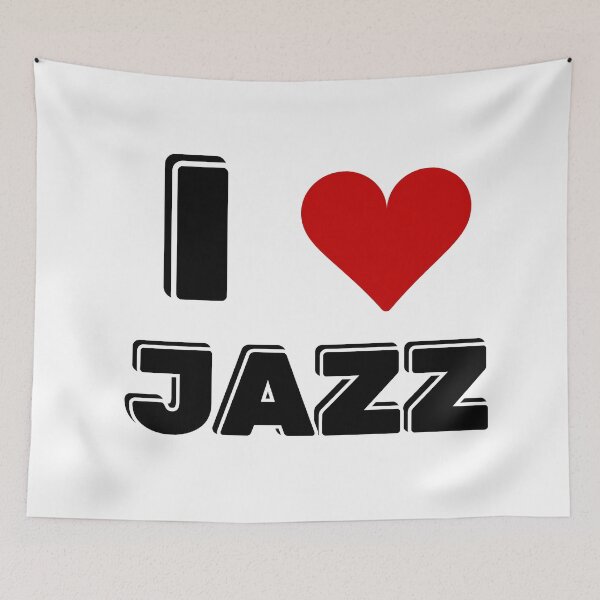 Item preview, I heart jazz - I love jazz designed and sold by Inspirationmotivation.