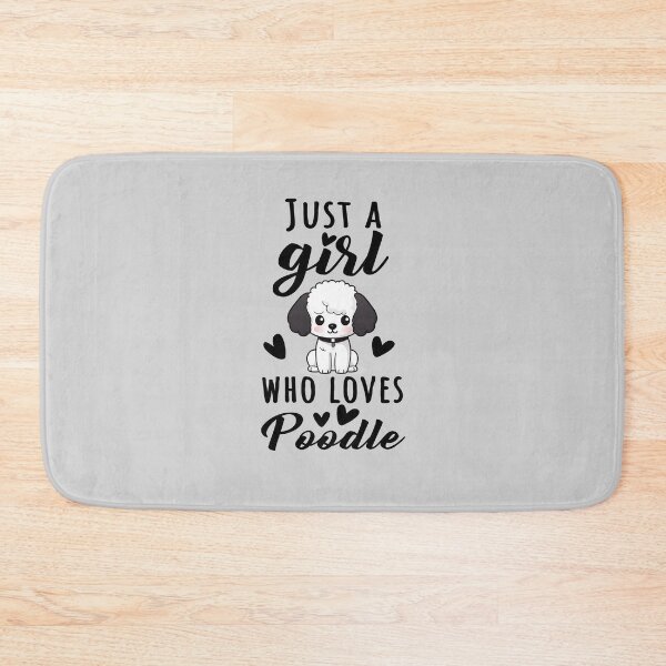 Item preview, Just A Girl Who Loves Poodle, Adorable Poodle Design Quote for Girls designed and sold by MysteriousJ.