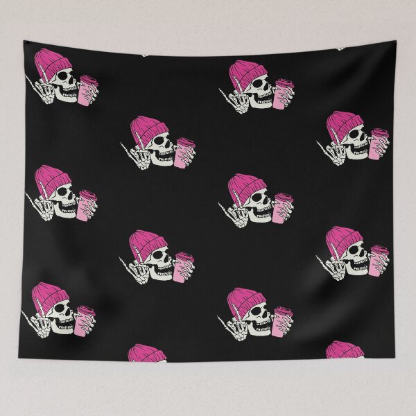 Item preview, Pink Skeleton Funny Feminist Halloween Sarcasm Male Tears Cute Pink Aesthetic designed and sold by Pixar23.