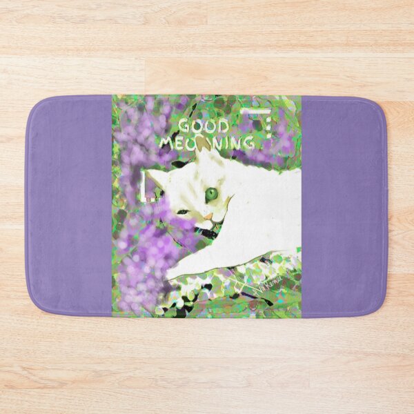 Item preview, Jacaranda Tree Cat designed and sold by IvaRenee.