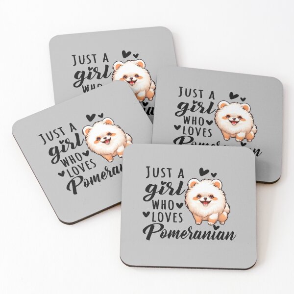 Item preview, Pomeranian Just A Girl Who Loves Design Quote designed and sold by MysteriousJ.