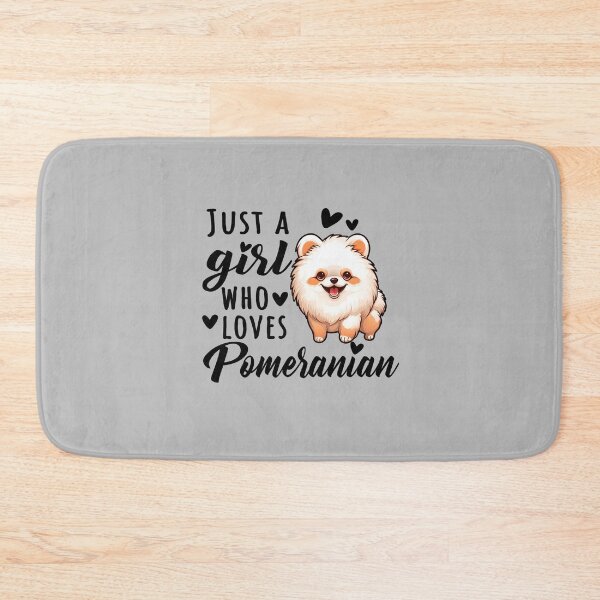 Item preview, Pomeranian Just A Girl Who Loves Design Quote designed and sold by MysteriousJ.