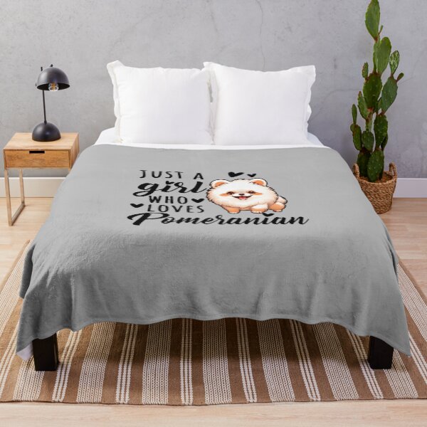 Item preview, Pomeranian Just A Girl Who Loves Design Quote designed and sold by MysteriousJ.