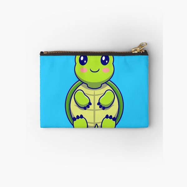 Item preview, Turtle Love: Cute Sitting Turtle Cartoon Icon designed and sold by hjian8219.