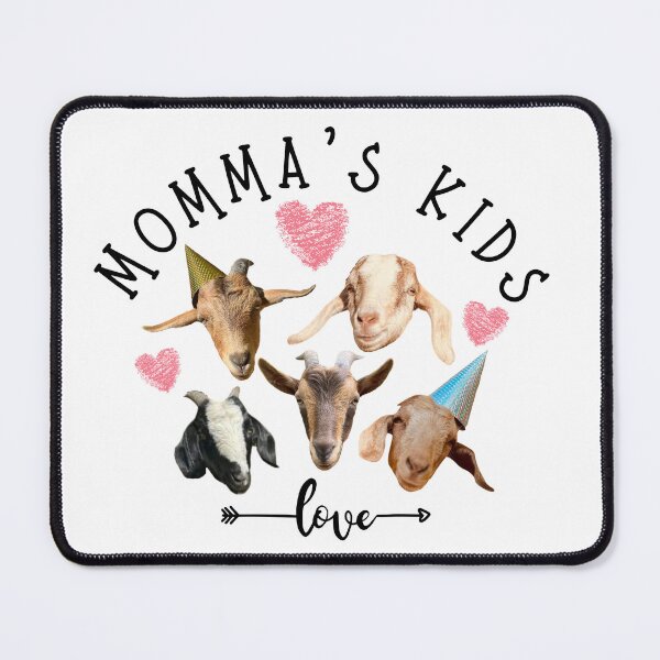 Item preview, Momma's Kids | Cute Goats | Funny Goats | Sweet Goats designed and sold by PistolRidgeFarm.