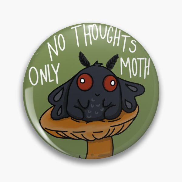 Item preview, No Thoughts, Only Mothman designed and sold by CryptidCove.