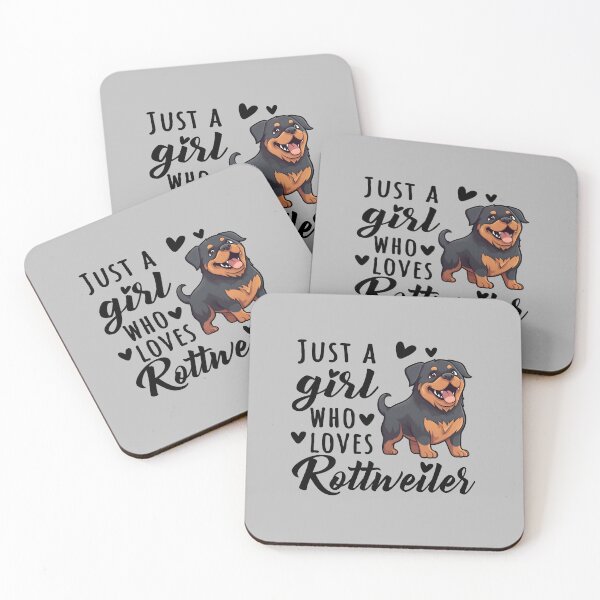 Item preview, Rottweiler Just A Girl Who Loves Design Quote designed and sold by MysteriousJ.