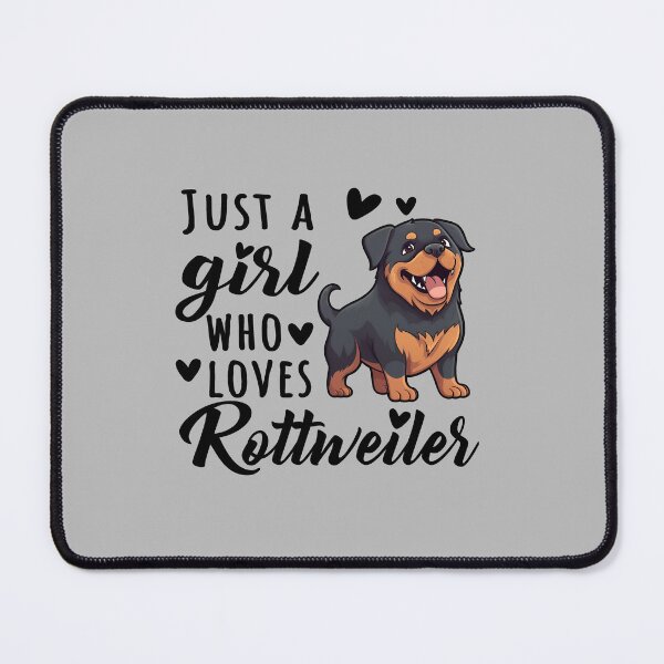 Item preview, Rottweiler Just A Girl Who Loves Design Quote designed and sold by MysteriousJ.