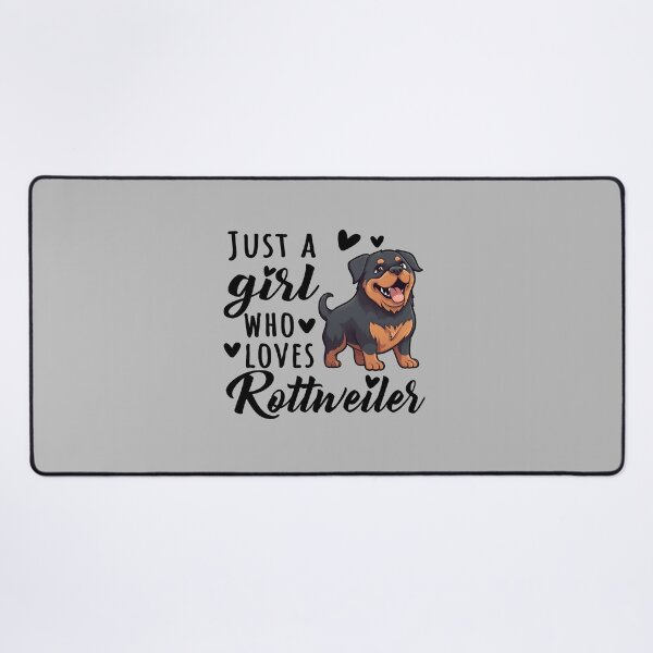 Item preview, Rottweiler Just A Girl Who Loves Design Quote designed and sold by MysteriousJ.