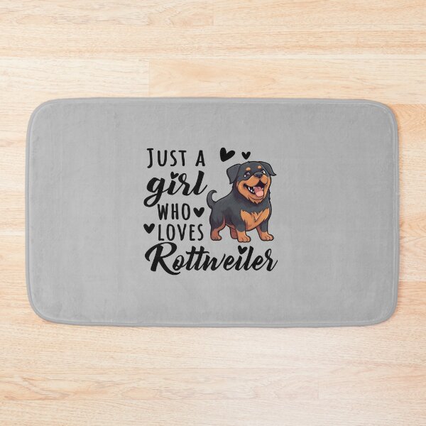 Item preview, Rottweiler Just A Girl Who Loves Design Quote designed and sold by MysteriousJ.