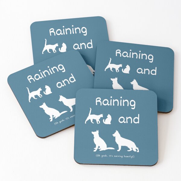Item preview, Raining cats and dogs idiom designed and sold by Idioms4u.