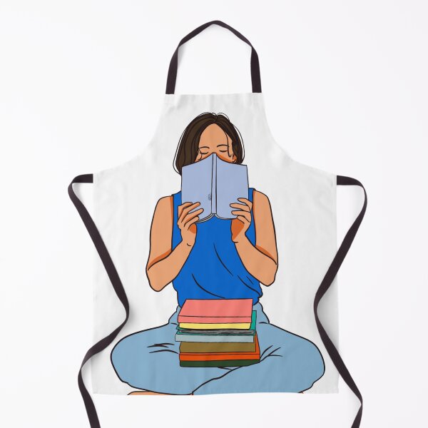 Artikelvorschau, Illustration eines Mädchens, das mit seinen Büchern zufrieden ist entworfen und verkauft von Hessah-HA.