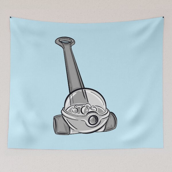 Item preview, Black And White Corn Popper With Blue Background  designed and sold by missmann.