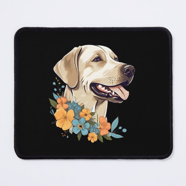 Item preview, Labrador Retriever Floral Design for Flower Lover designed and sold by MysteriousJ.