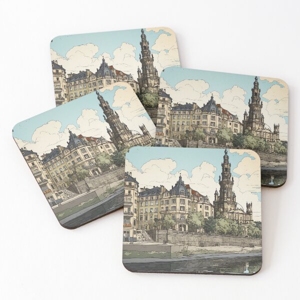 Item preview, Dresden city drawing designed and sold by ComicsFactory.