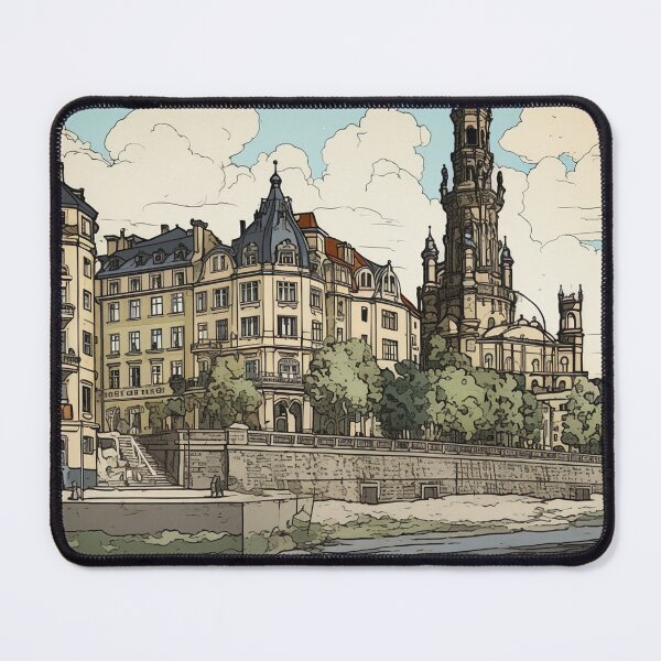 Item preview, Dresden city drawing designed and sold by ComicsFactory.