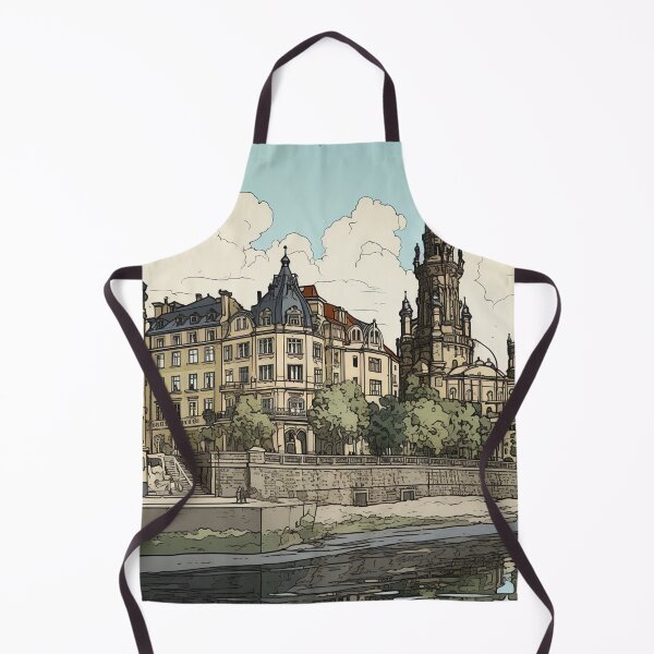 Item preview, Dresden city drawing designed and sold by ComicsFactory.