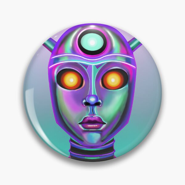 Item preview, Retro Futurista Robot Girl designed and sold by Celefais.
