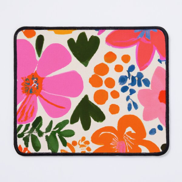 Item preview, Bright and Lively Floral Design, Vibrant Floral Pattern, Pop Art Inspired Design designed and sold by minkymoodesigns.