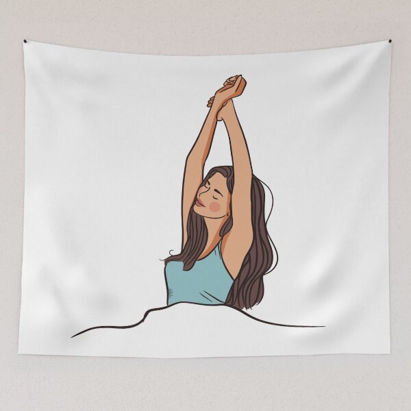 Item preview, Illustration of girl wake up from her sleep  designed and sold by Hessah-HA.