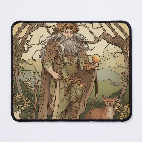 Item preview, Druid drawing designed and sold by ComicsFactory.