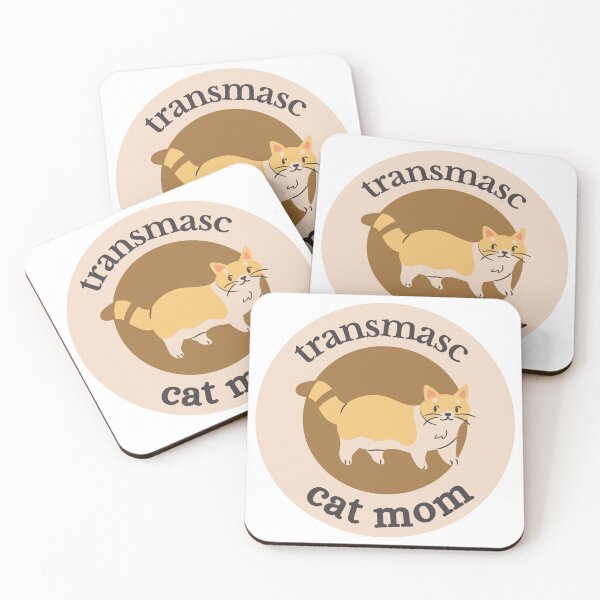 Item preview, transmasc cat mom designed and sold by lochnesbian.