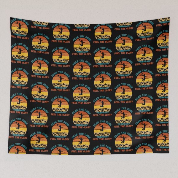 Item preview, Fear The Dunk Feel The Glory Retro Basketball Lover designed and sold by MatchaBubbleTee.