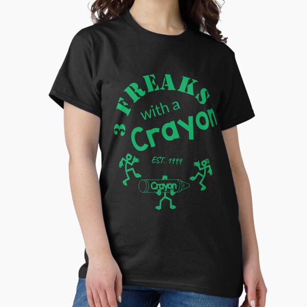 3 Freaks Green Classic T-Shirt
