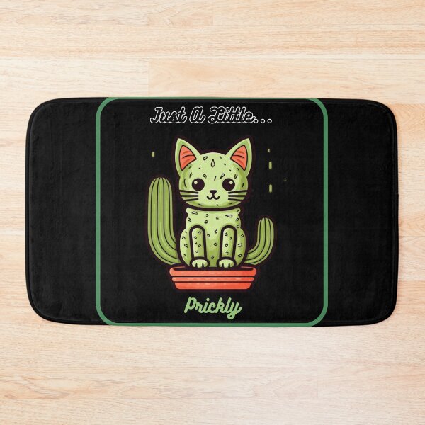 Item preview, Cute Cactus Cat Print: Kitty as a Cactus | Adorable Cat Art, Desert-Inspired Decor designed and sold by NewOtaku64.