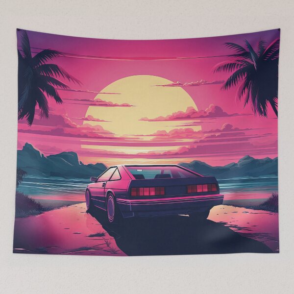 Item preview, Cyber Drifter: An Epic Synthwave Expedition designed and sold by Mullet Monkey.