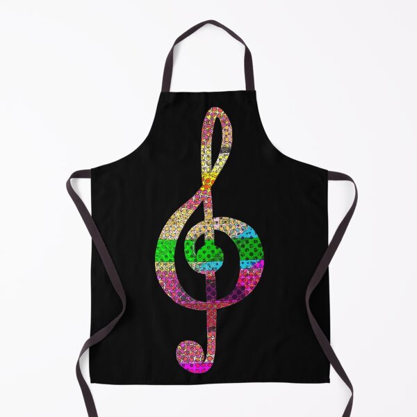 Item preview, Rainbow Dots Treble Clef designed and sold by RC-aRtY.